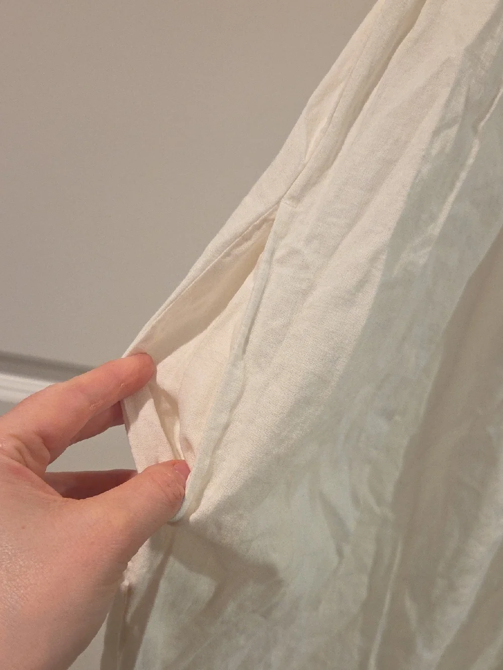 Uniqlo Cotton Linen Blend Dress With Pockets - Picture 2 of 4